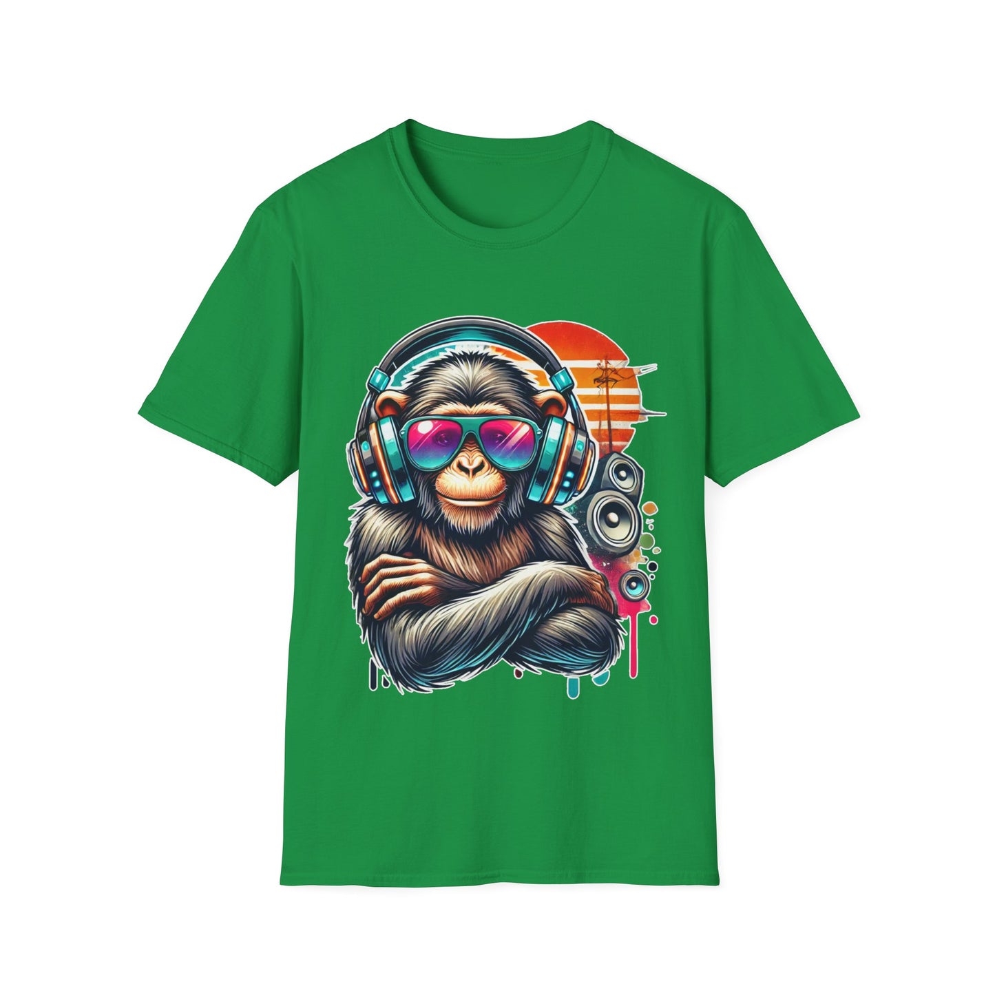 Music Monkey - Soft Style T-Shirt