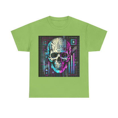 Futuristic Skull - Heavy Cotton Tee