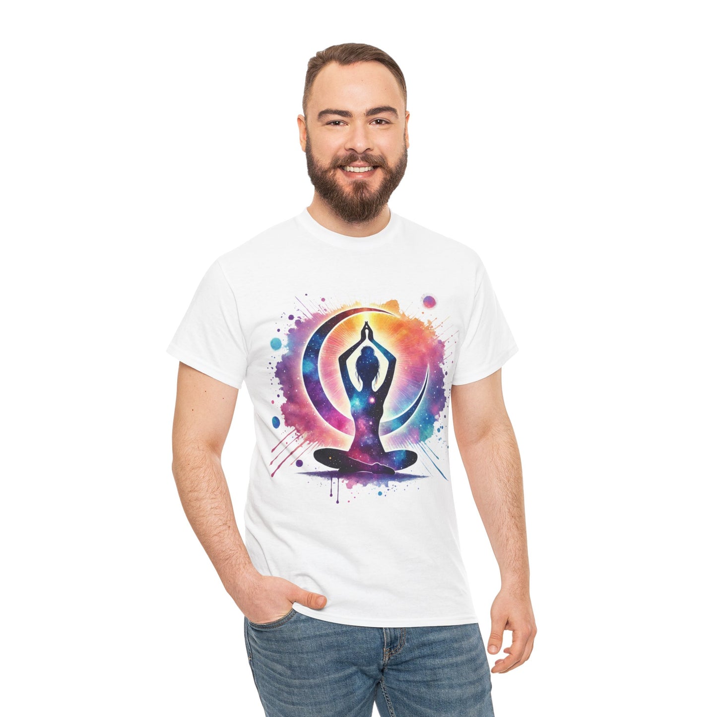 Yoga Silhouette - Heavy Cotton Tee