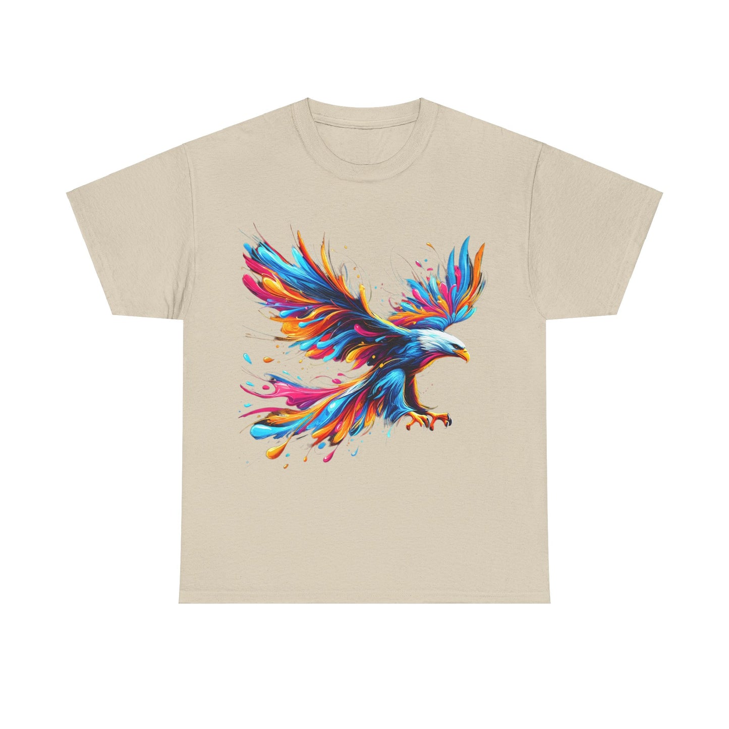 Colour Splash Eagle - Heavy Tee XL Range