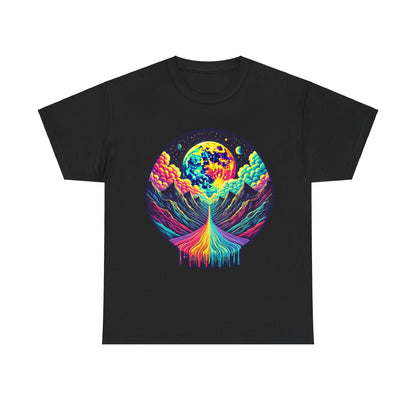 Vibrant Mountains - Heavy Tee XL Range