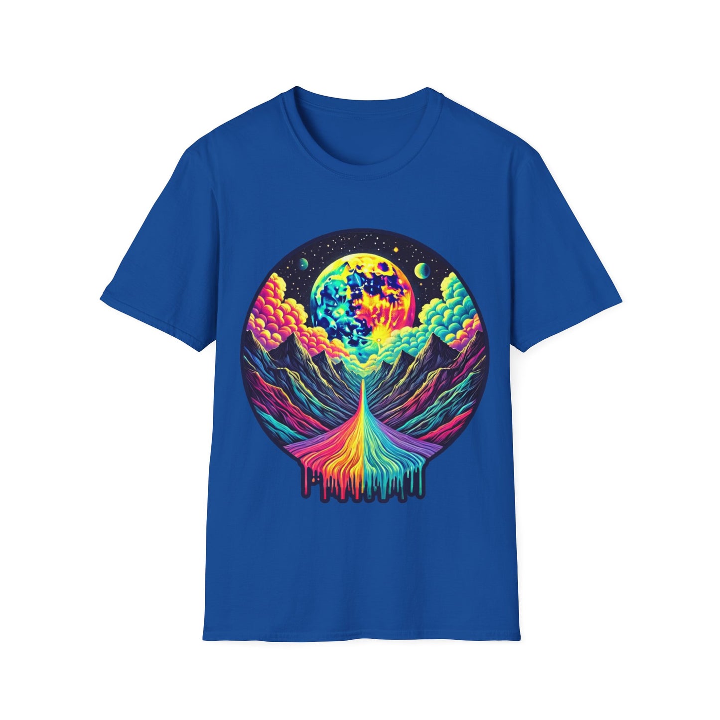 Vibrant Mountains - Soft Style T-Shirt