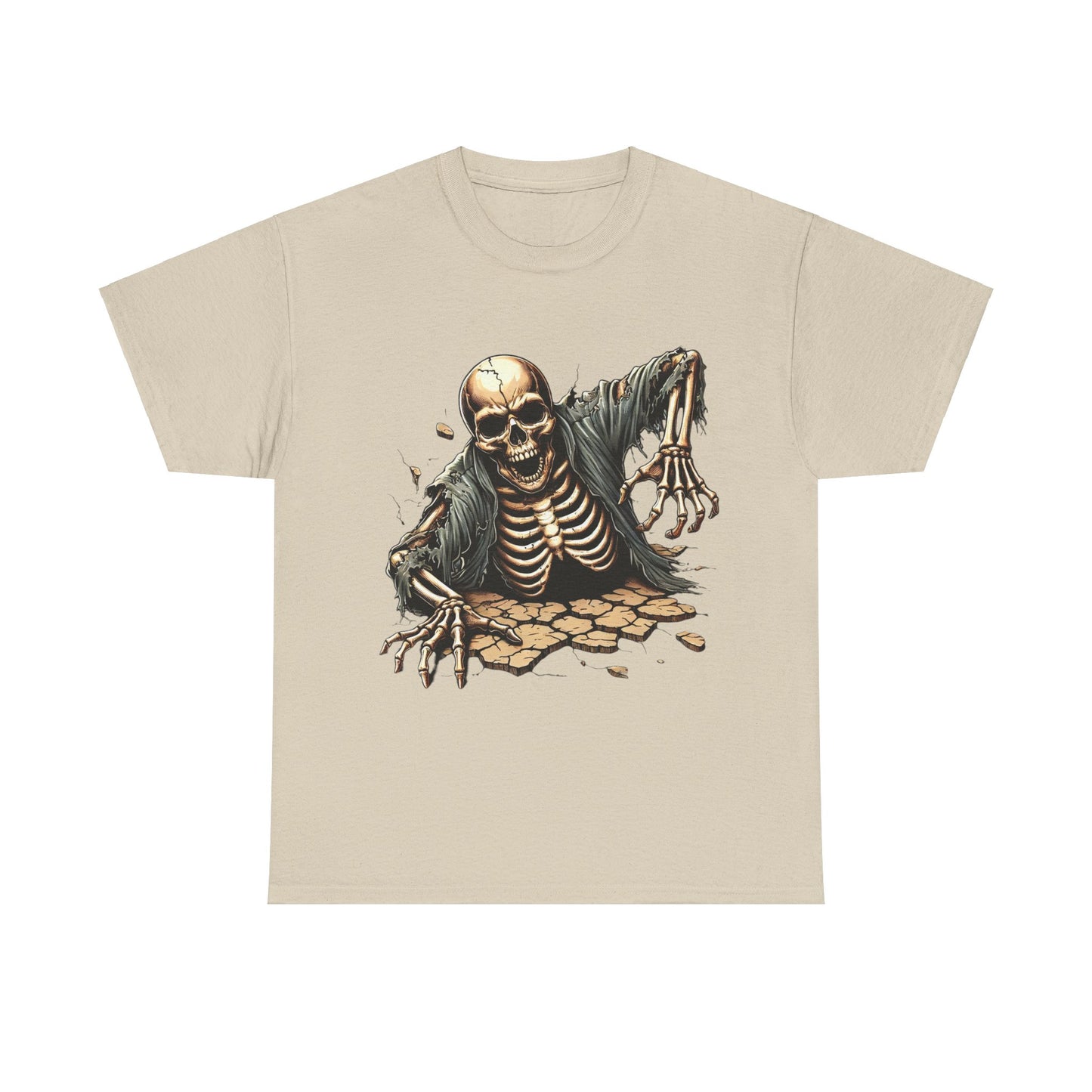 Spooky Skeleton - Heavy Cotton Tee