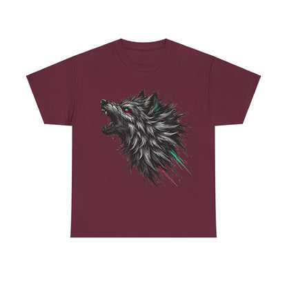 Edgy Wolf - Heavy Tee XL Range