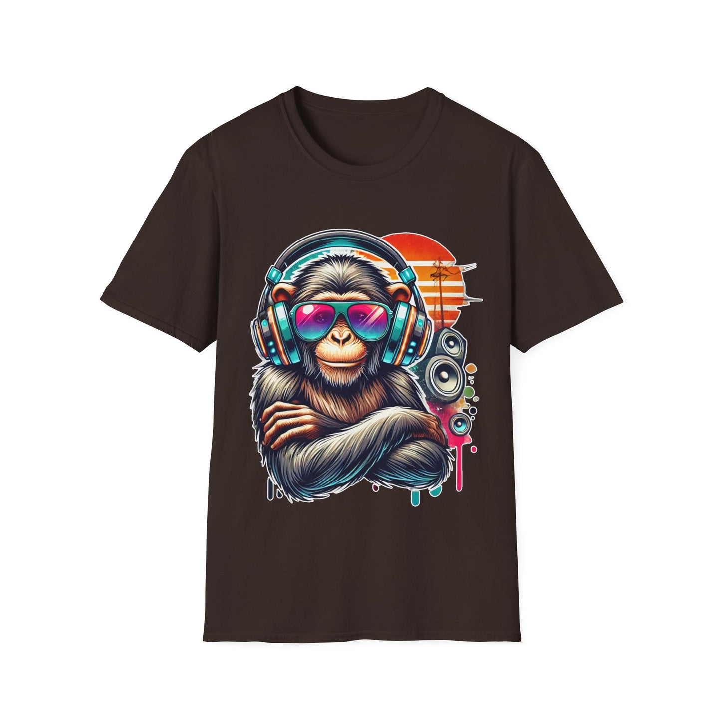 Music Monkey - Soft Style T-Shirt