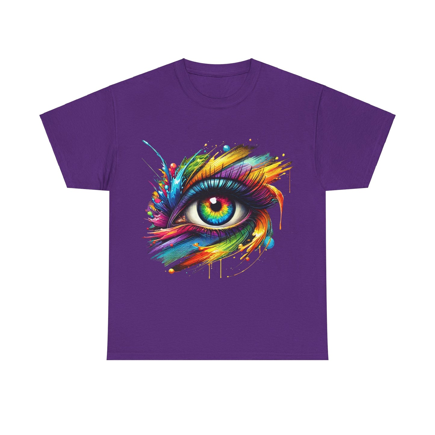 Colour Splash Eye - Heavy Tee XL Range