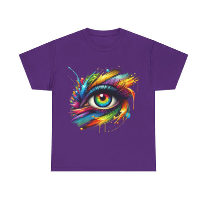 Colour Splash Eye - Heavy Tee XL Range