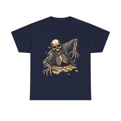 Spooky Skeleton - Heavy Cotton Tee