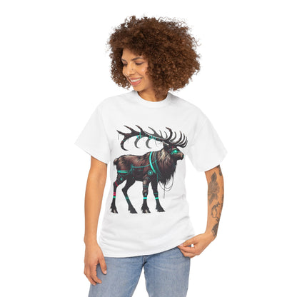 Rugged Reindeer - Heavy Cotton Tee