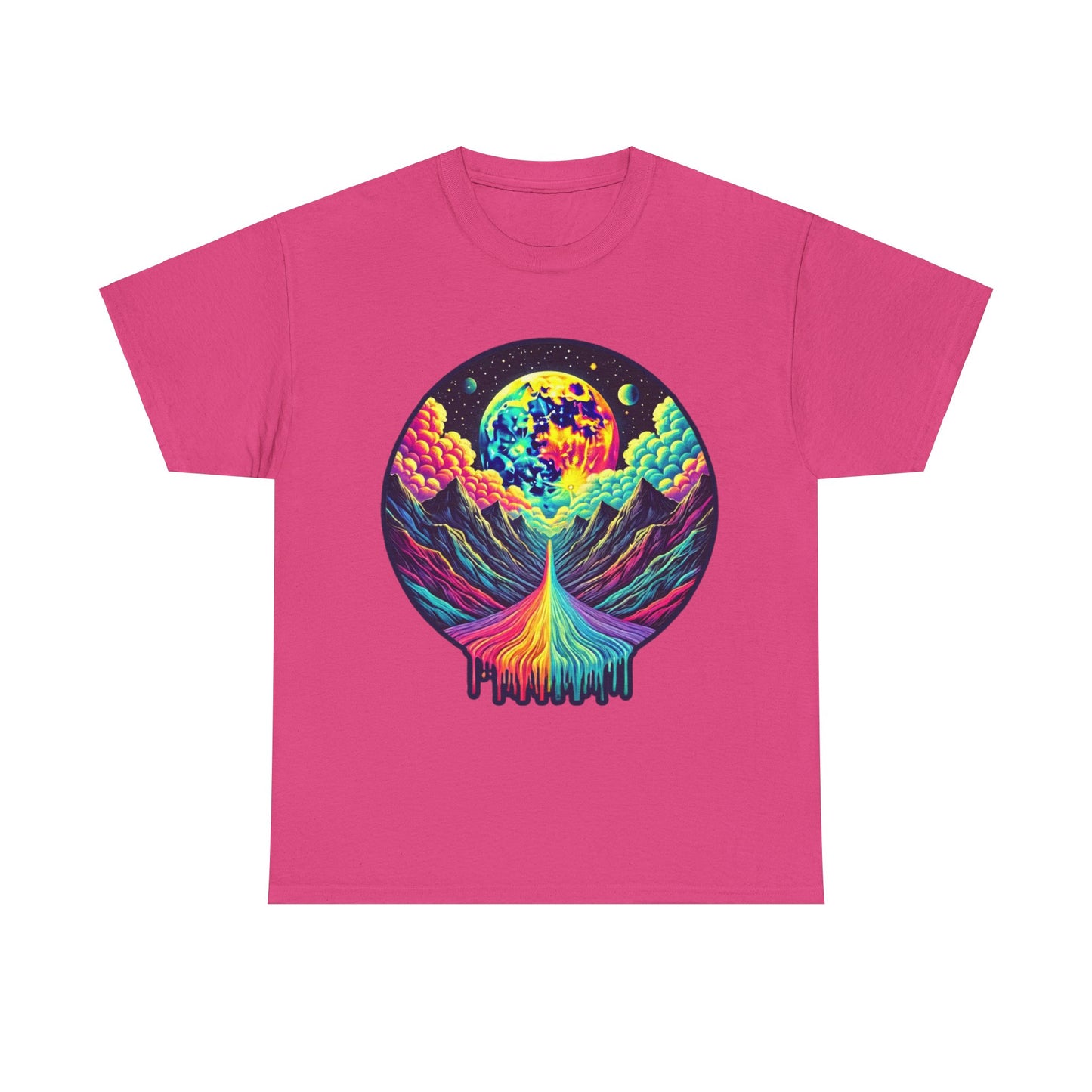 Vibrant Mountains - Heavy Cotton Tee