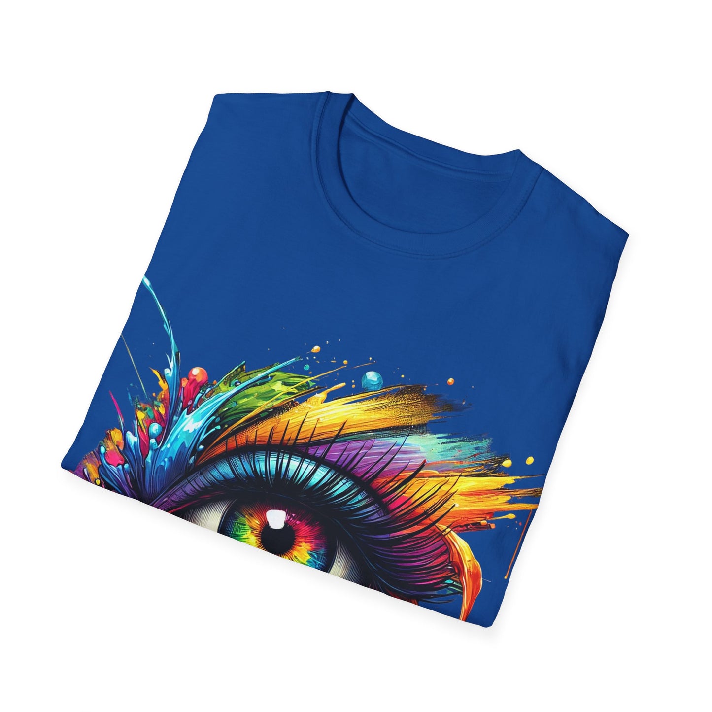 Colour Splash Eye - Soft Style T-Shirt