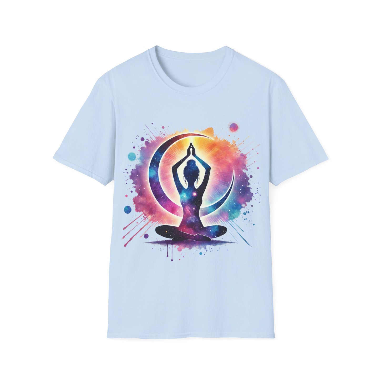 Yoga Silhouette - Soft Style T-Shirt