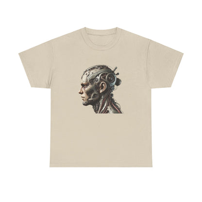 Cyborg Head - Heavy Cotton Tee