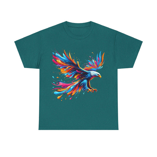 Colour Splash Eagle - Heavy Tee XL Range