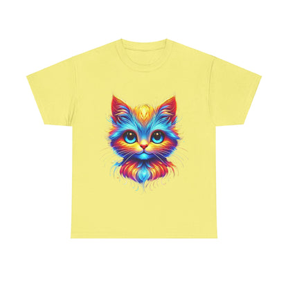 Vibrant Cat - Heavy Cotton Tee