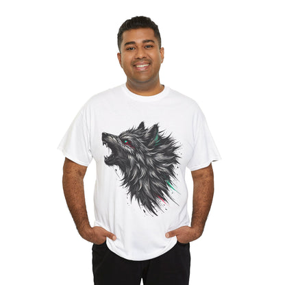 Edgy Wolf - Heavy Tee XL Range