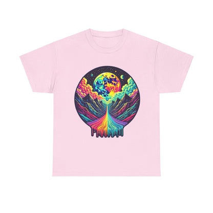 Vibrant Mountains - Heavy Cotton Tee