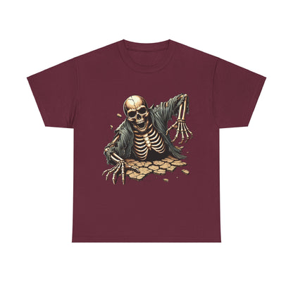 Spooky Skeleton - Heavy Cotton Tee