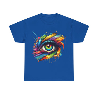 Colour Splash Eye - Heavy Tee XL Range