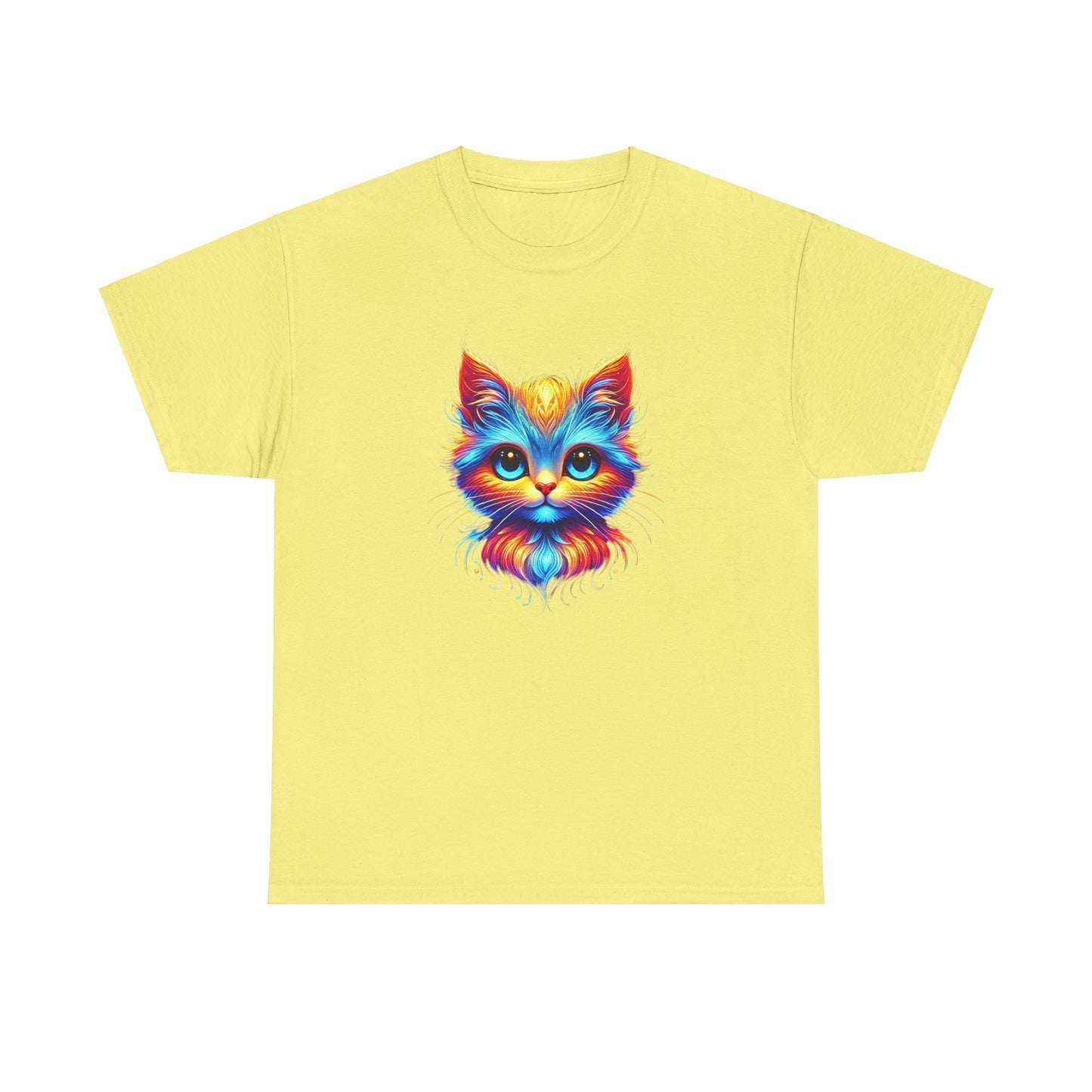 Vibrant Cat - Heavy Tee XL Range