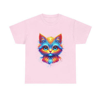 Vibrant Cat - Heavy Cotton Tee