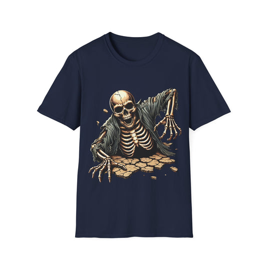 Spooky Skeleton - Soft Style T-Shirt