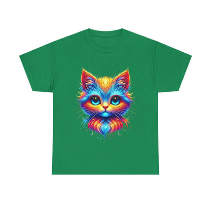 Vibrant Cat - Heavy Cotton Tee