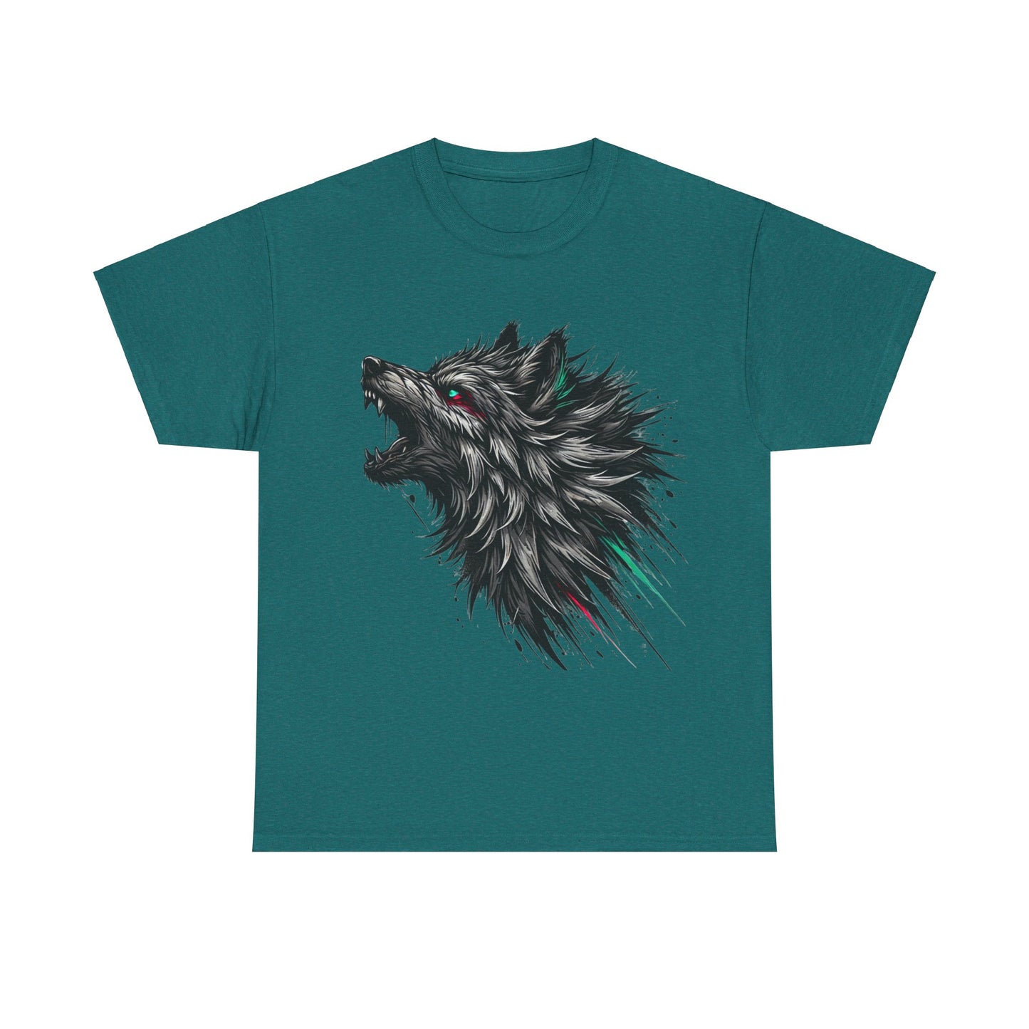 Edgy Wolf - Heavy Cotton Tee