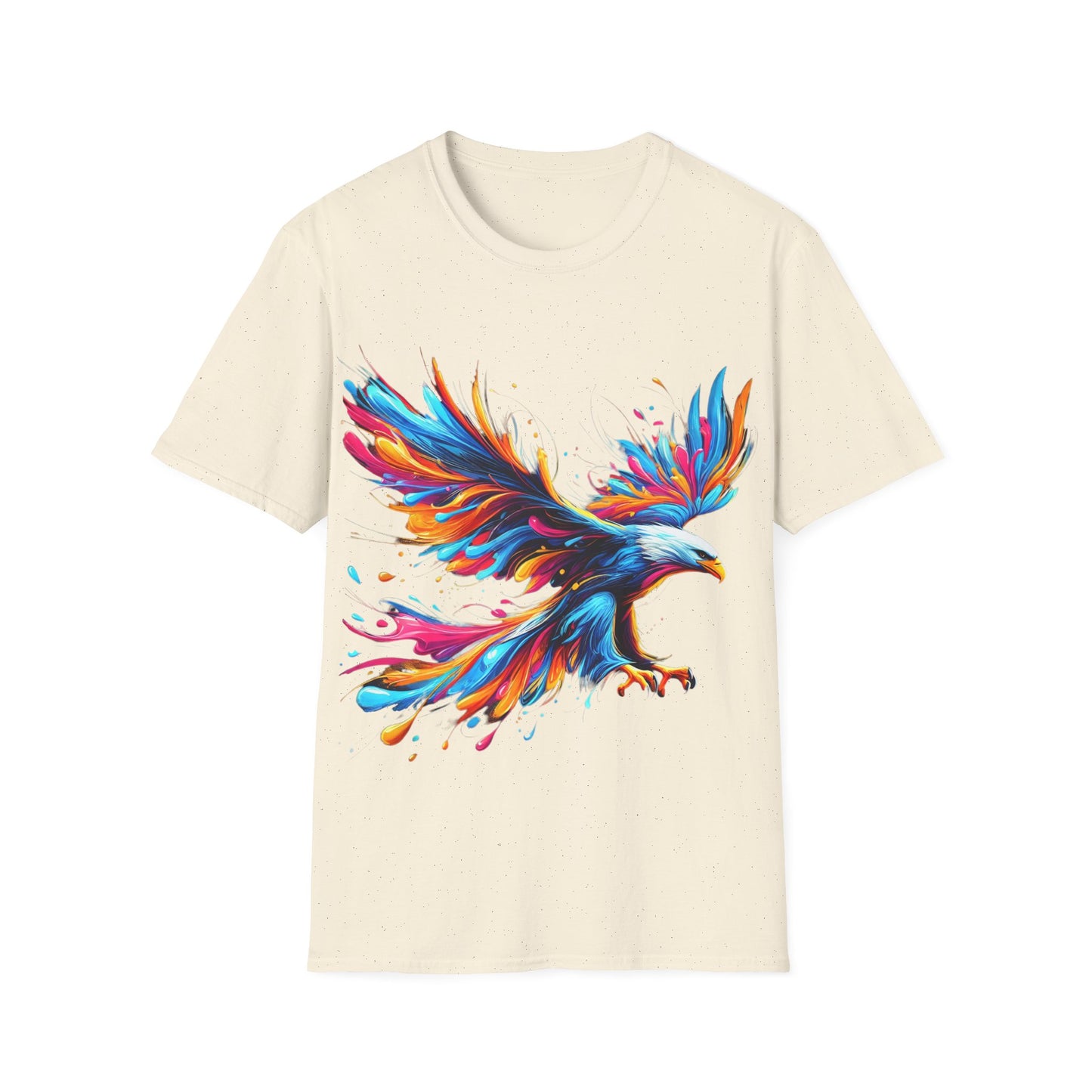 Colour Splash Eagle - Soft Style T-Shirt