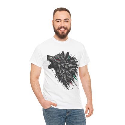 Edgy Wolf - Heavy Cotton Tee