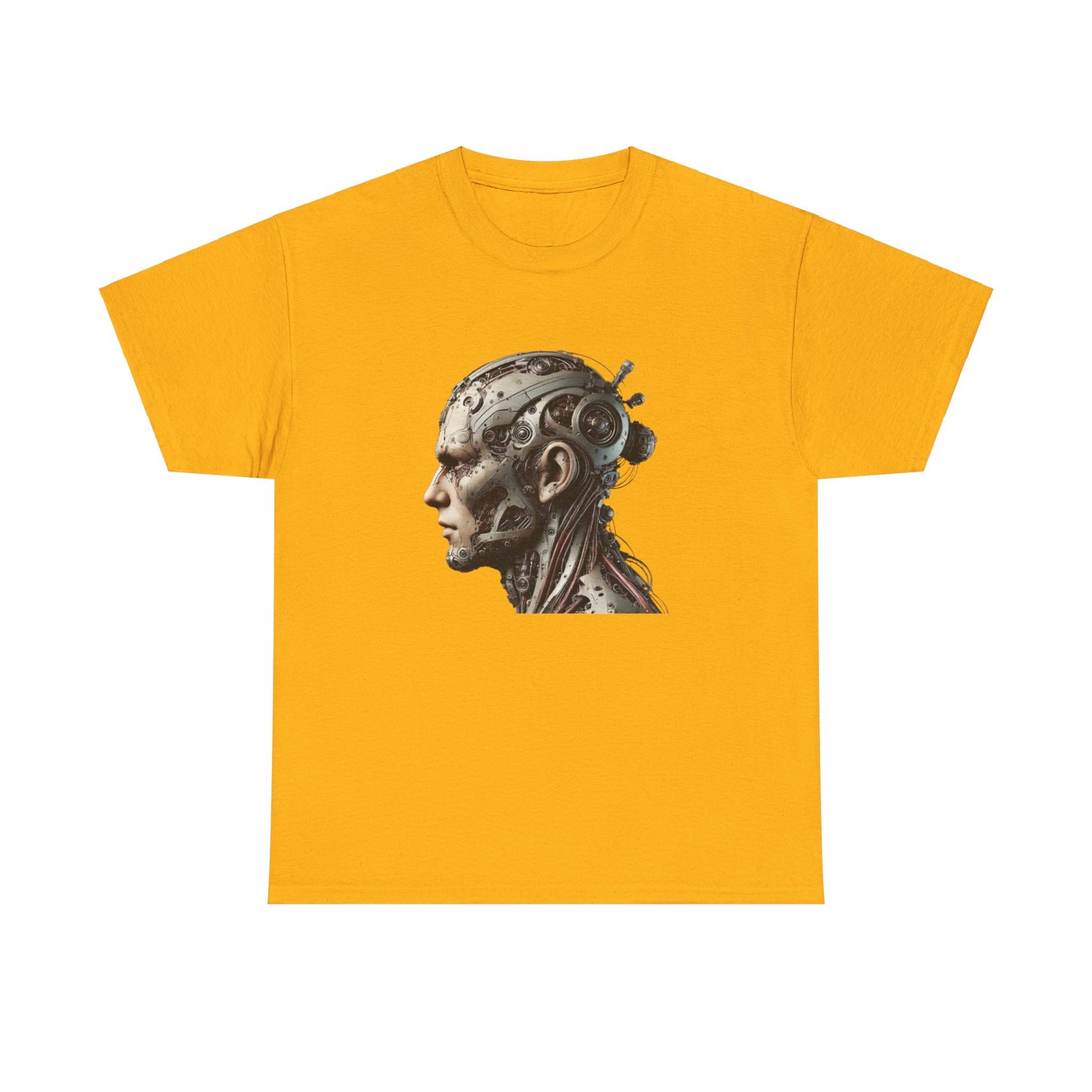 Cyborg Head - Heavy Cotton Tee