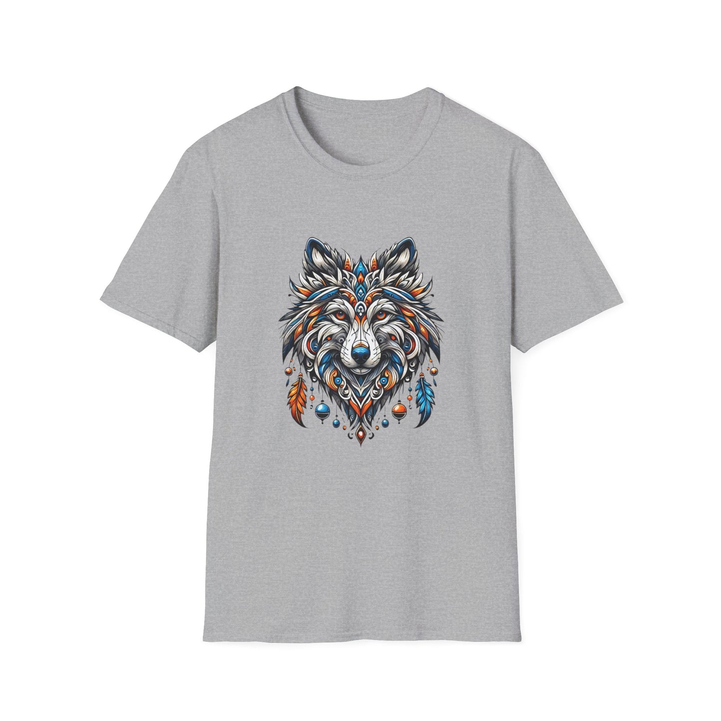 Tribal Wolf - Soft Style T-Shirt