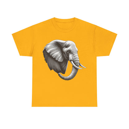 Elephant B&W - Heavy Cotton Tee