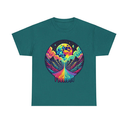 Vibrant Mountains - Heavy Cotton Tee