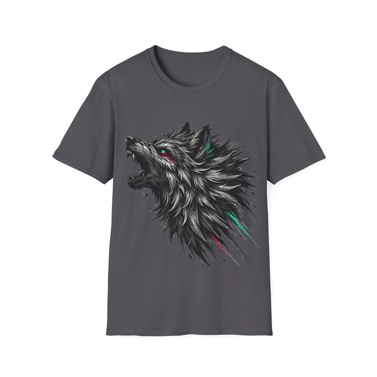 Edgy Wolf - Soft Style T-Shirt