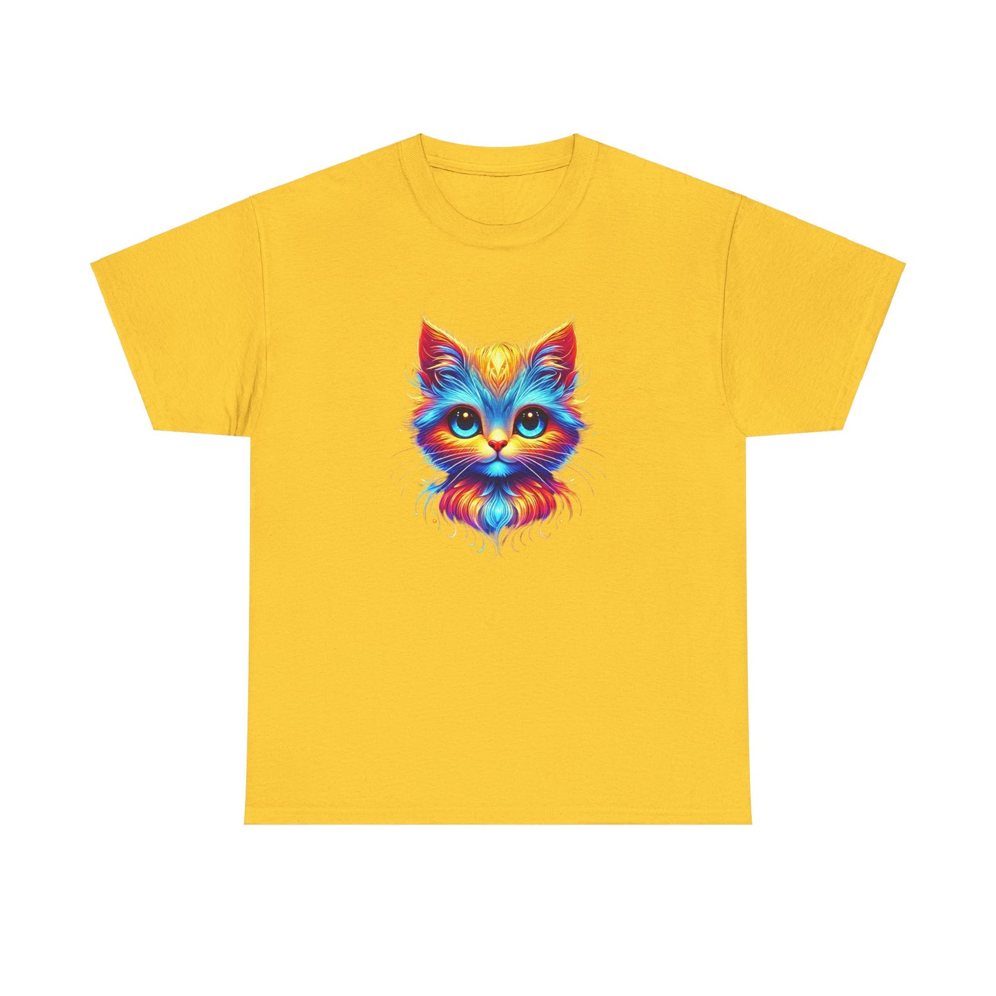 Vibrant Cat - Heavy Tee XL Range