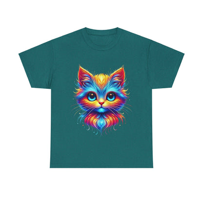 Vibrant Cat - Heavy Cotton Tee