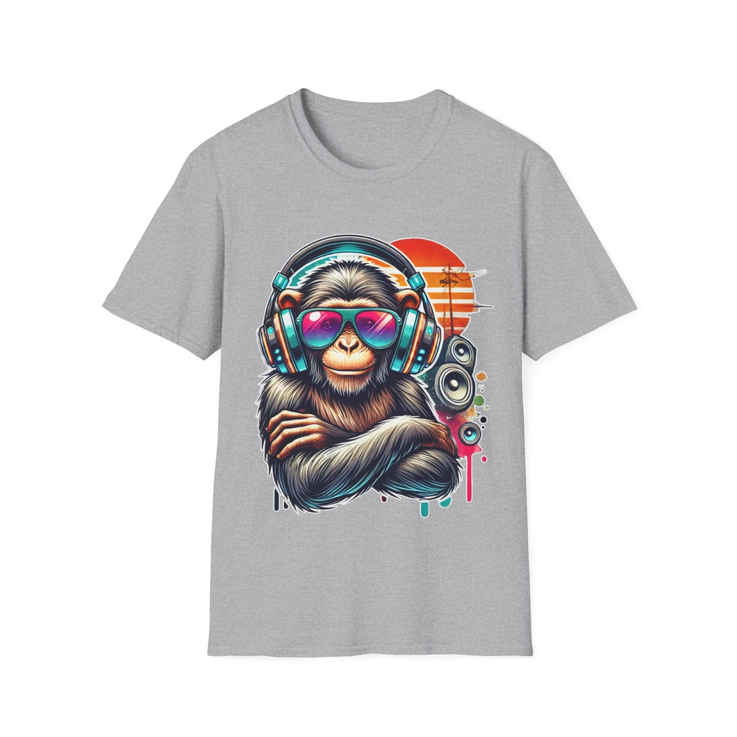 Music Monkey - Soft Style T-Shirt