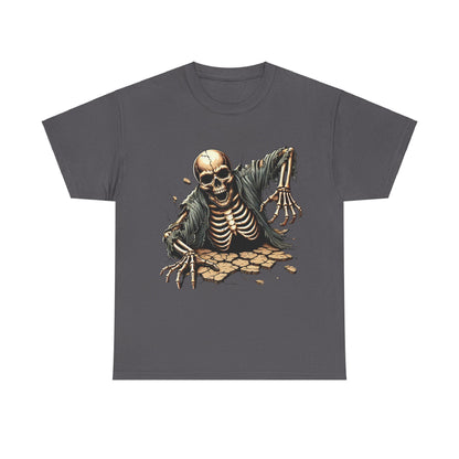 Spooky Skeleton - Heavy Cotton Tee