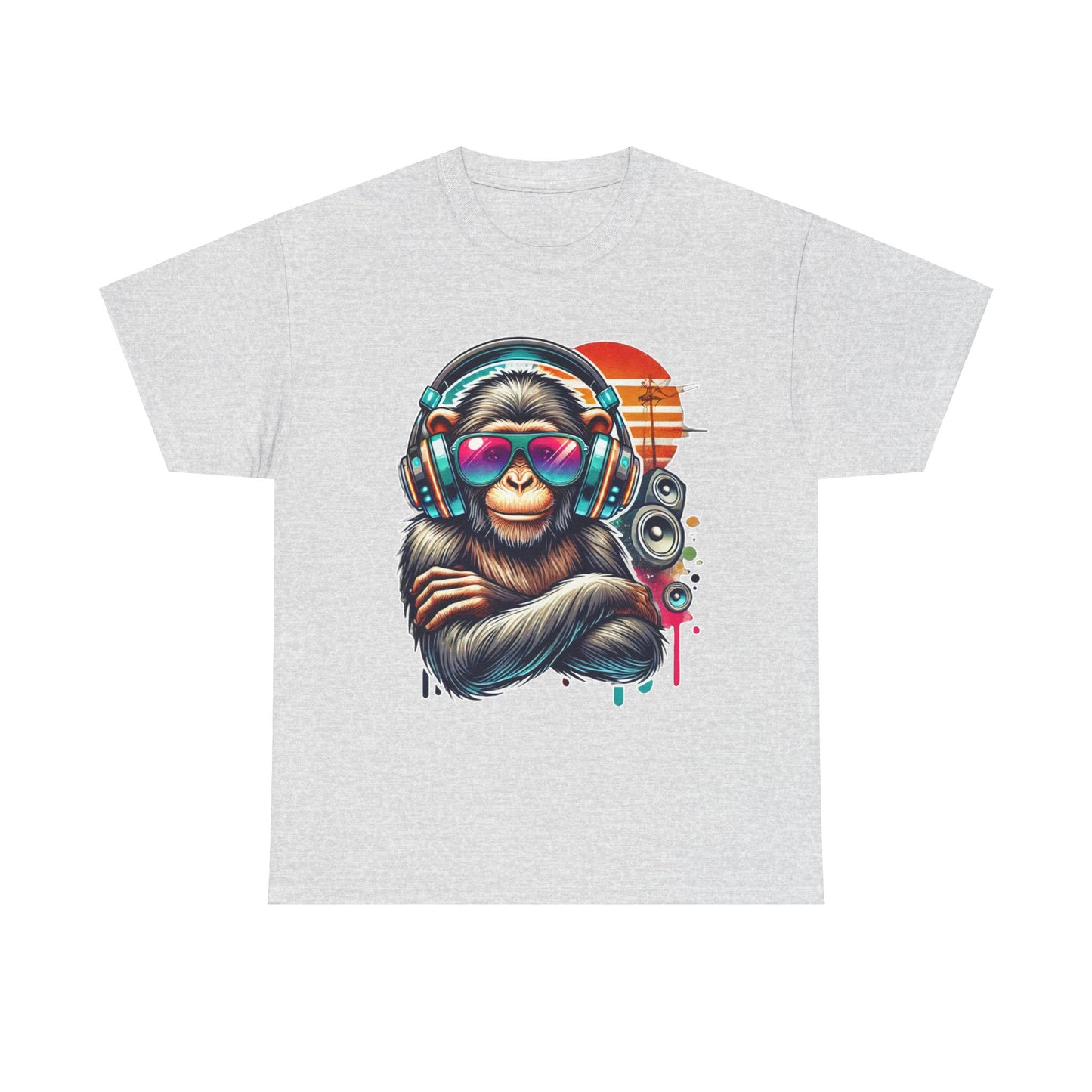 Music Monkey - Heavy Cotton Tee