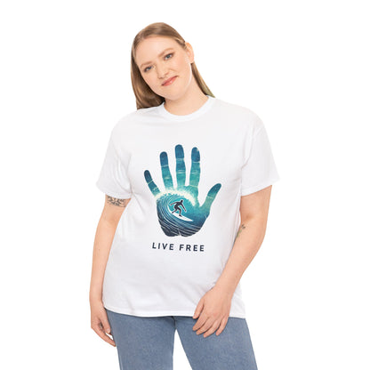 Live Free - Heavy Tee XL Range