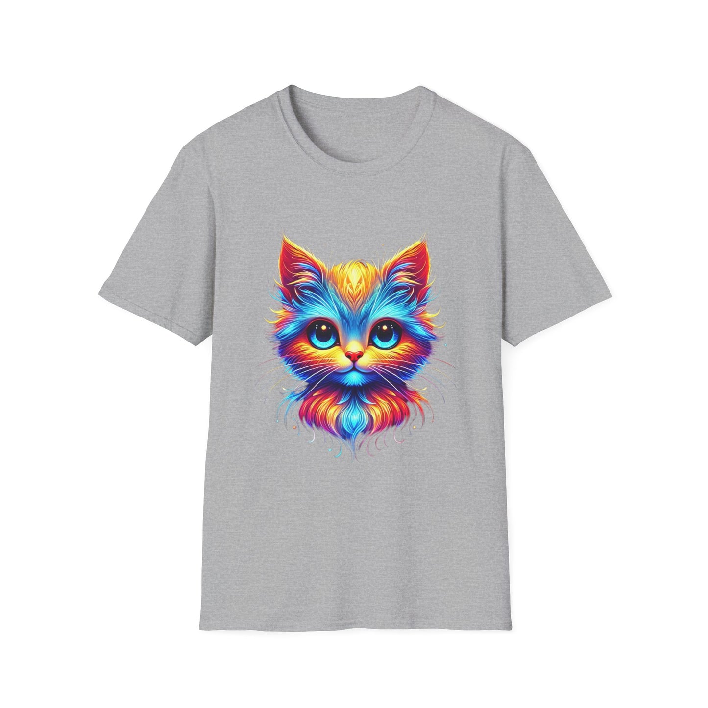 Vibrant Cat - Soft Style T-Shirt