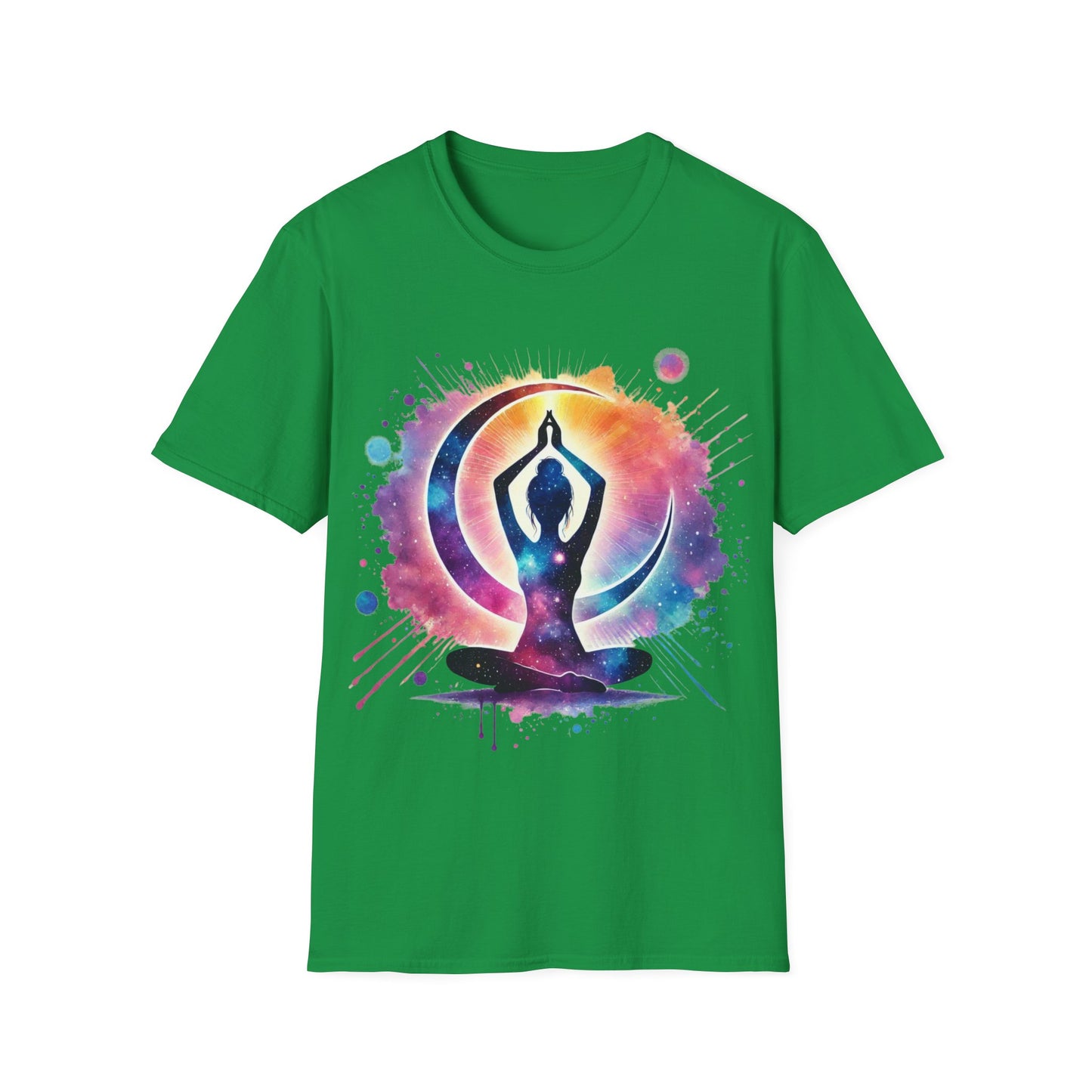 Yoga Silhouette - Soft Style T-Shirt