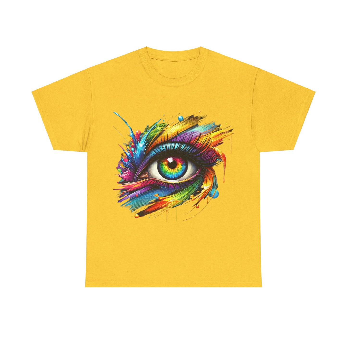 Colour Splash Eye - Heavy Tee XL Range