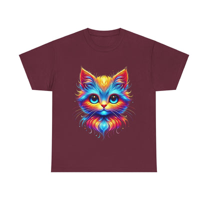 Vibrant Cat - Heavy Cotton Tee