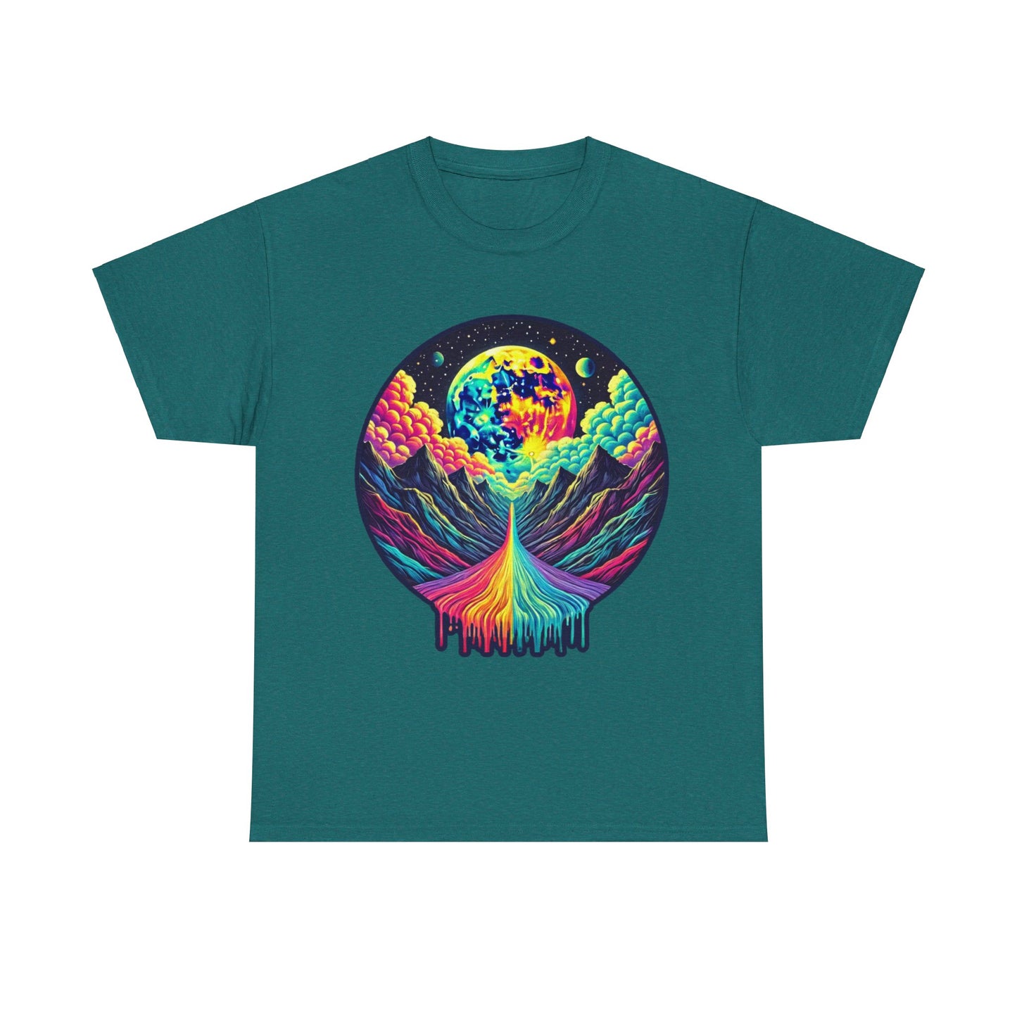 Vibrant Mountains - Heavy Tee XL Range