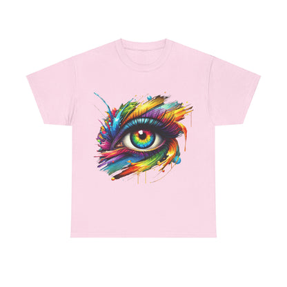 Colour Splash Eye - Heavy Tee XL Range