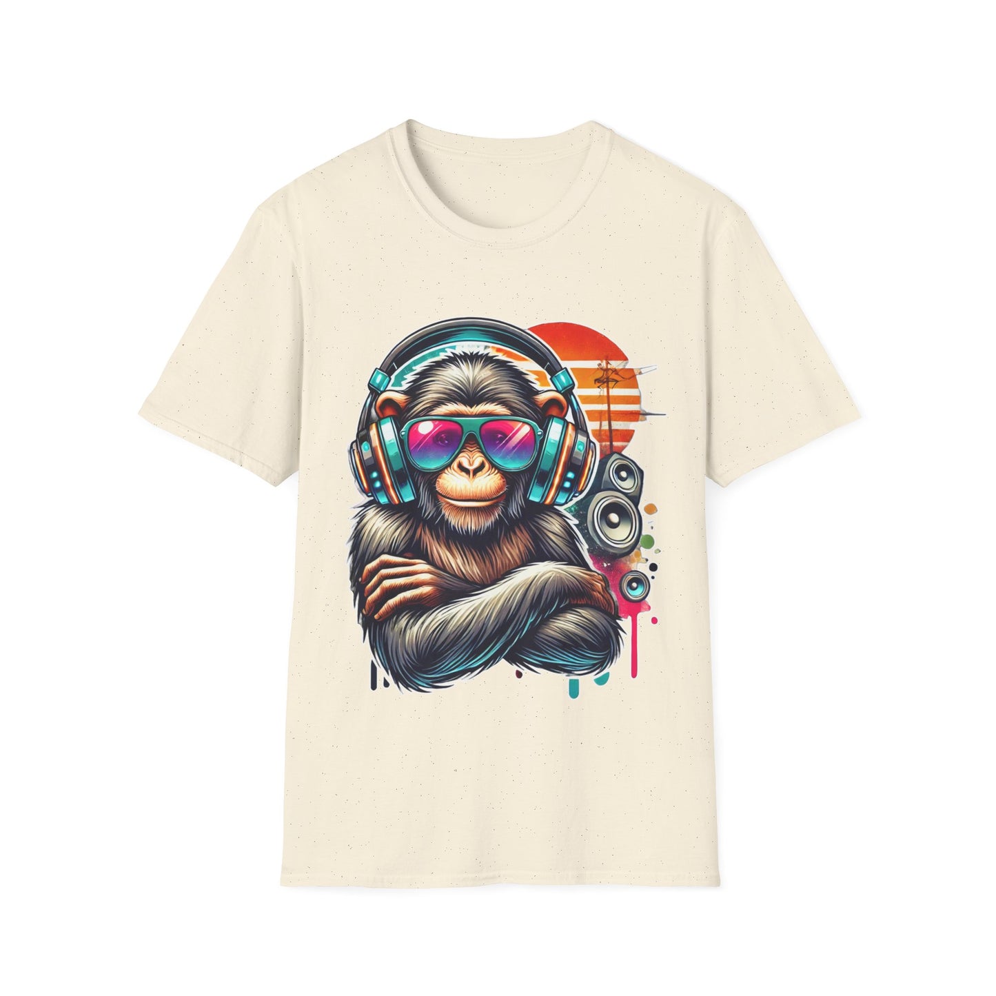 Music Monkey - Soft Style T-Shirt