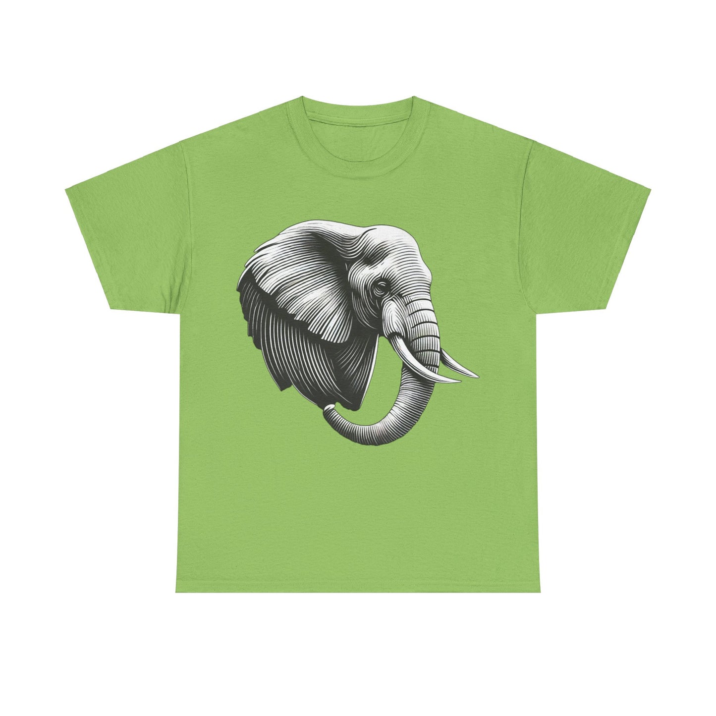 Elephant B&W - Heavy Cotton Tee