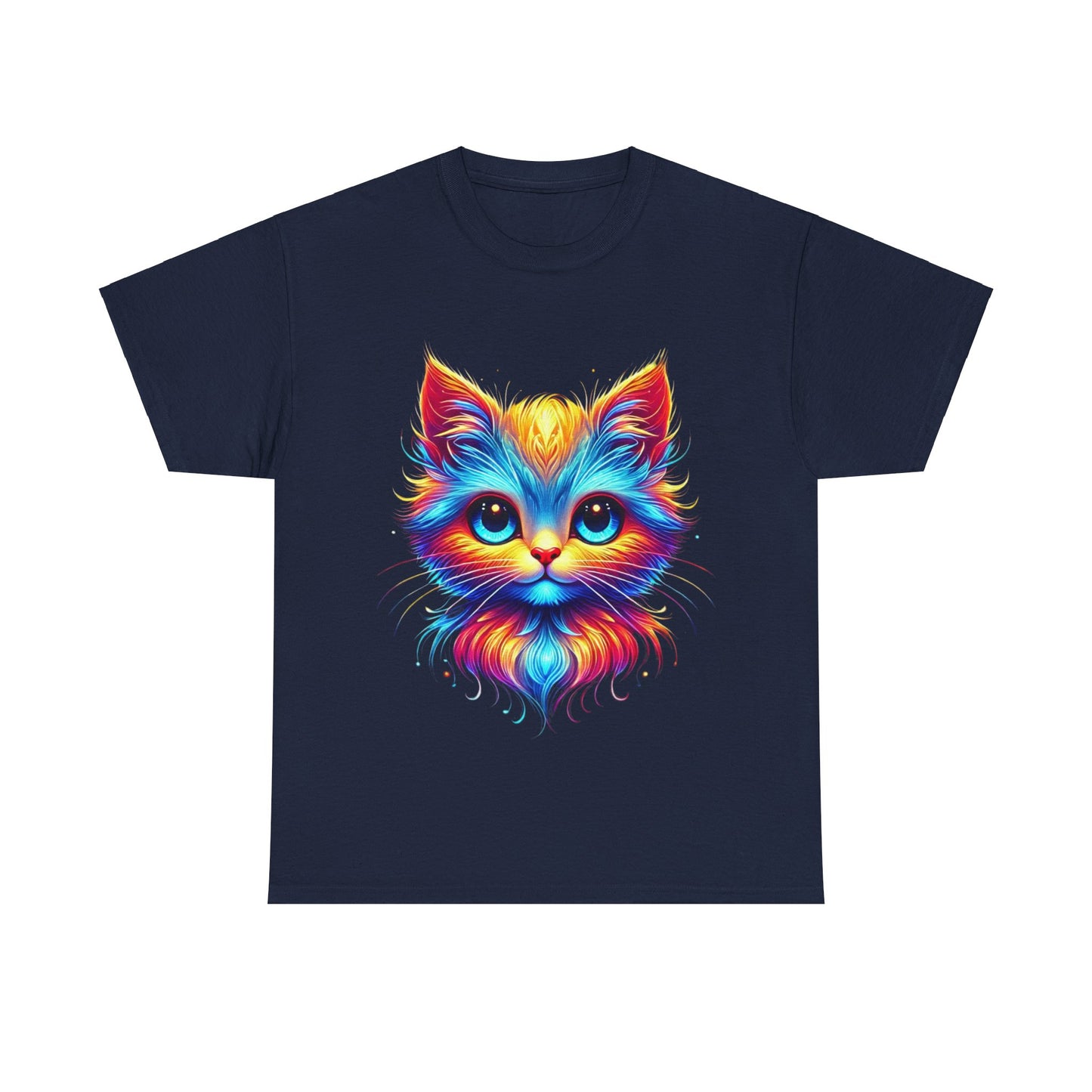 Vibrant Cat - Heavy Cotton Tee